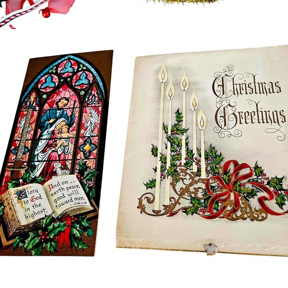 Vintage Holiday Instant Collection Card Ephemera and Decor Bundle - Picture 12 of 14